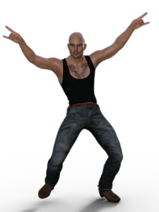 man dancing 